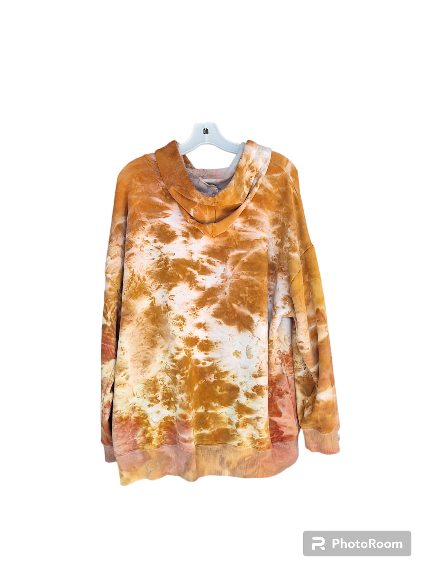 Rayon pull over  hoodie butterscotch