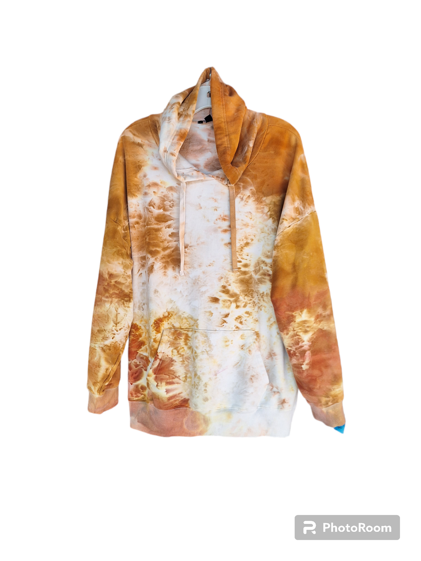 Rayon pull over  hoodie butterscotch