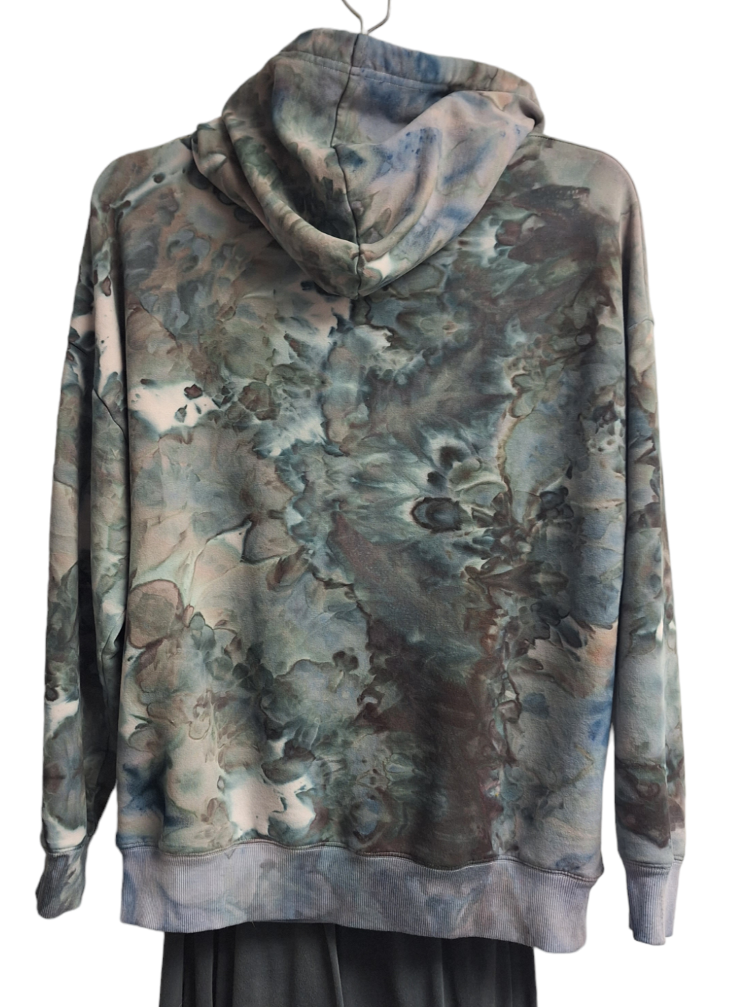 Ice Dye Rayon hoodie raven